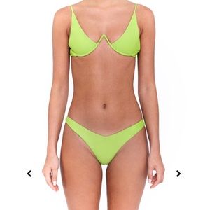 Lime Green Bikini Bottoms